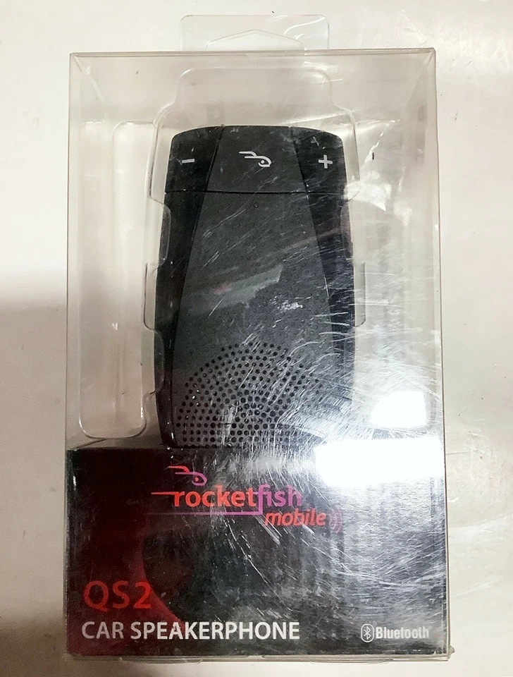 Rocketfish Bluetooth QS2 Car Speakerphone RF-QS2 auto visor clip hands-free - Image 1 of 3