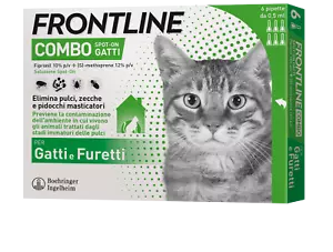 FRONTLINE COMBO ANTIPARASSITARIO PER GATTI CONFEZIONE DA 6 PIPETTE SCAD.12/2026 - Foto 1 di 1