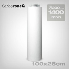 Dttimamente clima carbocone carbone attivo filtro 1400 m3/h, Ø 200mm