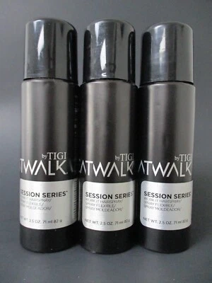 Laca para el cabello TIGI CATWALK SESSION SERIES WORK IT 2,5 OZ 3 latas (ver nota) Foto 1 de 2