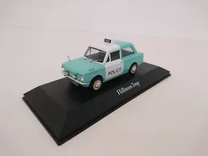 HILLMAN IMP UK British Police auto 1:43 ATLAS CORGI DIECAST MODEL CAR U5 - Foto 1 di 3
