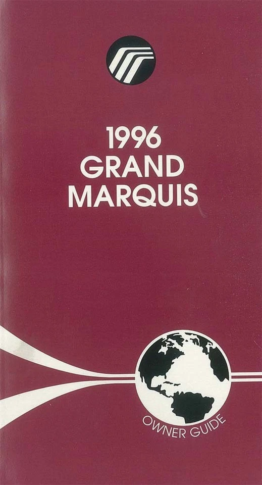 Mercury Grand Marquis 1996 manual del propietario guía del usuario libro de referencia del operador Foto 1 de 1