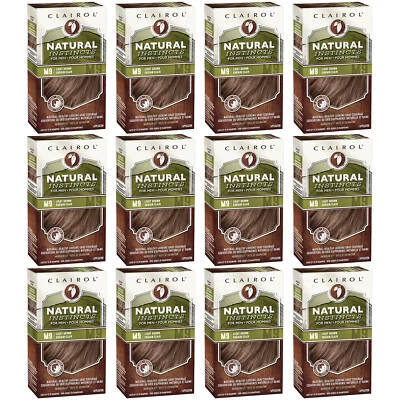 12-New Clairol Natural Instincts Semi-Permanent Hair Dye Kit for Men Light Brown - Image 1 of 4
