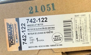 Dorman 742-122 Front Power Window Motor Drivers Left for 99-08 Silverado Tahoe - Picture 1 of 2