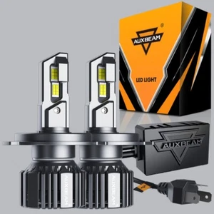 AUXBEAM Real 1:1 Size H4 9003 HB2 LED Headlight Bulbs 90W 20000LM Super Bright - Picture 1 of 12