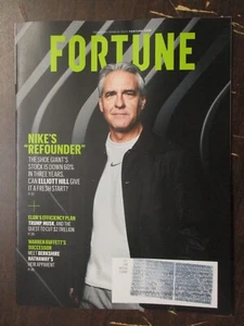 FORTUNE MAGAZINE FEBRUARY MARCH 2025 ELLIOTT HILL NIKE COFOUNDER ELON MUSK - Foto 1 di 2