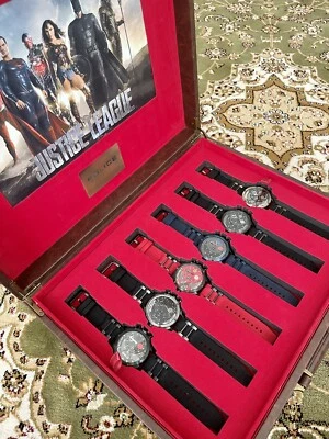 Rare Police x Justice League Marvel Dc Limited Special Watch Gift Set iflw Mtg  - Image 1 of 4