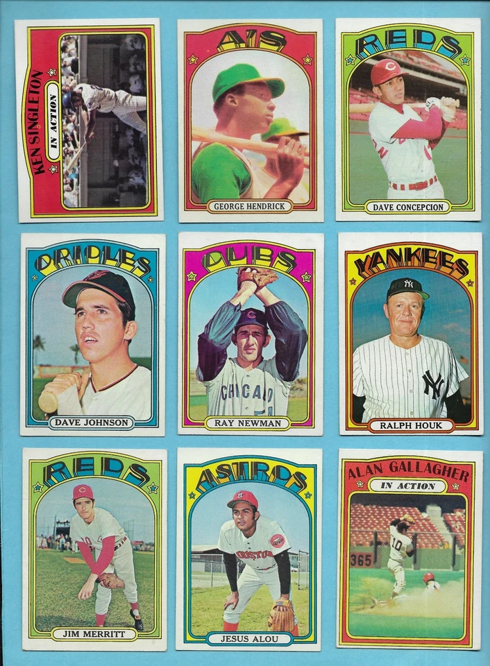 1972 Topps Baseball You Pick Any some NM/MT High# Star Rookie HOF update Nov '25 - Image 1 of 1