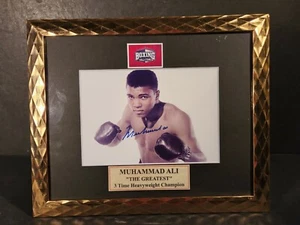 Muhammad Ali Autogrammfoto (gerahmt) authentifiziert - Bild 1 von 9