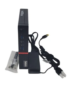 Lenovo ThinkCentre M700 Tiny i3-6100T 3.0GHz 8RM 128SSD WITH WIFI ANTENNA & ADAP - Picture 1 of 3