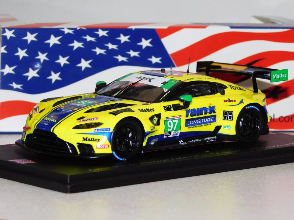 ASTON MARTIN VANTAGGIOGE AMR GT3 TF SPORT #97 DAYTONA 2021 SPARK US284 1/43 - Immagine 1 di 1