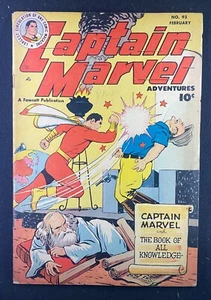 Captain Marvel Adventures (1941) #93 en muy buen estado (4,0) C. C. Beck Fawcett Publications - Imagen 1 de 2