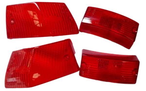 ukscooters VESPA 4er SET BLINKER ROTE LINSE HINTEN VORNE PX LML T5  - Bild 1 von 3