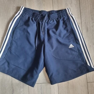 MEN'S ADIDAS CLIMALITE MESH LINED SHORTS SIZE M MEDIUM POCKETS Blue - Picture 1 of 7