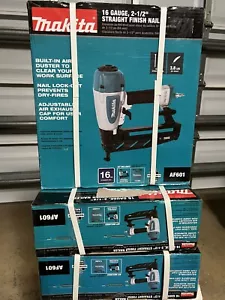 BRANDNEU Makita 16 Stärke 2-1/2' gerade pneumatische Oberfläche Nagler Modell #AF601 - Bild 1 von 5