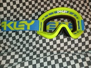 Vtg. Oakley Green  racing goggles/Mask  visor Helmet  - Bild 1 von 13
