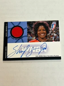 2006 RITTENHOUSE WNBA SHERYL SWOOPES PATCH AUTO ON CARD MVP 25/150 SP Z1 - Picture 1 of 2