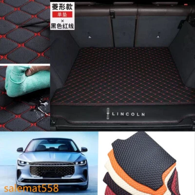 For Lincoln MKC MKS MKT MKX MKZ Car Trunk Mats Auto Carpets Waterproof Custom - Image 1 of 4