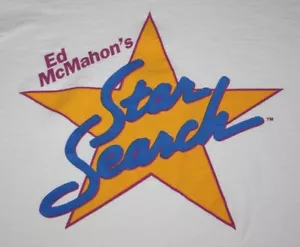 M/L * De Colección Años 80/90 BÚSQUEDA DE ESTRELLAS Ed McMahon Camiseta Programa de Televisión * Mediana Grande * 29.2 - Imagen 1 de 3