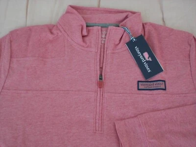 Camisa de oveja Vineyard Vines “Edgartown” 1/4 cremallera, nueva con etiquetas - para hombre M + L - roja, $128 Foto 1 de 4