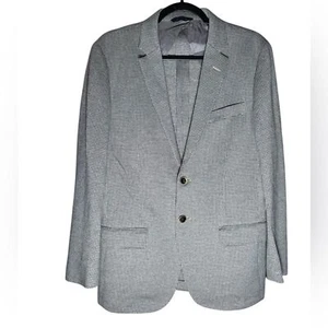 Brooks Brothers 1818 Milano Dondi Jersey Micro houndstooth Blazer 40S linen - Picture 1 of 8