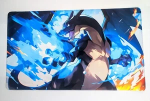 Mega Charizard X CCG Playmat - Mega Charizard X TCG Playmat - TCG Mat 24x14 New - Picture 1 of 12