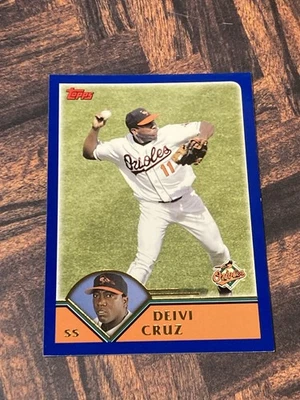 Baltimore Orioles 2003 Topps Traded & Rookies #T68 Deivi Cruz Baseball - Image 1 of 2