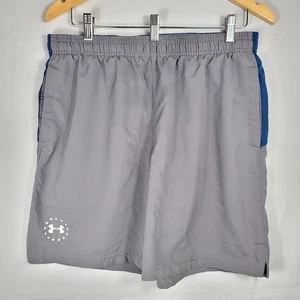 Under Armour Freedom Sportshorts grau blau Herren Large Loose Fit - Bild 1 von 9