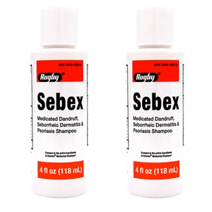 Rugby Sebex Shampoo antiforfora medicato - 4 fl oz | Sebulex (12-2026) - Confezione da 2 - Foto 1 di 6