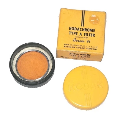 VTG Kodak Kodachrome Type A Camera Filter Series VI Daylight W/ Box & Case - Image 1 of 4