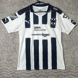Monterrey Puma Jersey Men’s Medium White 2016 Home Rayados Soccer Shirt  Liga MX - Picture 1 of 9