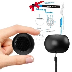 2 Mini Speakers, 3W Small Portable Bluetooth Speaker with Lanyard, Water Resi... - Picture 1 of 7