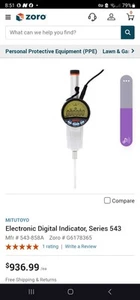 Mitutoyo 543-858Acal Indicatore Digitale con Calibrazione,Ip40 - Foto 1 di 6