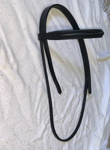 arc de triomphe Black Cob small horse Dressage Crown W/ Brow Band Raised Padded - Picture 1 of 11
