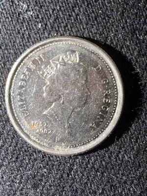 1952-2002 P SPECIMEN Double Dated CANADA 10 Cent Dime Uncirculated Coin SP UNC - Image 1 of 2