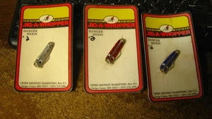 Jig a Whopper, Neu aus altem Lagerbestand, Neu in Verpackung, 3 Stück, 3 Farben, holografisch, kostenloser Versand - Bild 1 von 4