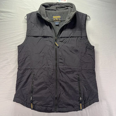 Woolrich Vest Men Small Gray Full Zip Softshell Sleeveless Outdoor Hiking Active - Image 1 of 4