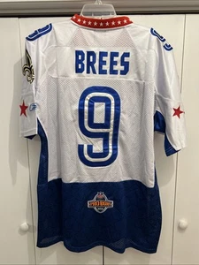 Drew Brees #9 Reebok New Orleans Saints Pro Bowl 2010 genähtes Trikot Gr. 52 Neu mit Etikett! - Bild 1 von 13