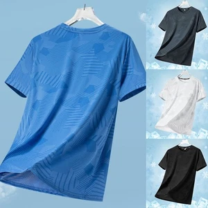 Short Sleeve Casual T Shirts for Men O Neck Style with Camouflage Print - Picture 1 of 28