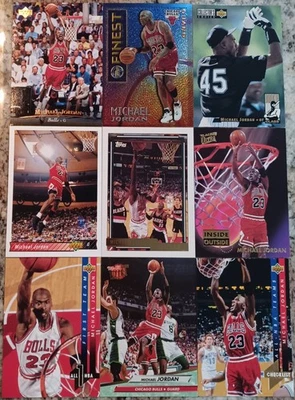 Лот товаров с Майклом Джорданом (50+ карточек) - база, вставка, бейсбол и т.д. - Изображение 1 из 4