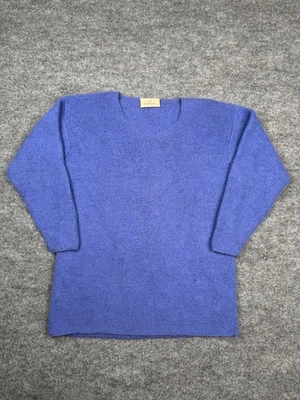 Vintage Alpaca International Blue 100% Alpaca Knit Sweater Size S-M - Image 1 of 4