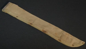 Vaina Machete Ejército de los Estados Unidos Segunda Guerra Mundial 'GEIB Inc. 1942' Ealy War Caqui 3 x 18 3/4 - Imagen 1 de 14