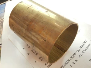 Gorman-Rupp 2205BR 14080 Brass Replacement Pump Seal Liner 2-3/8" OD, 2-1/4 ID - Picture 1 of 4