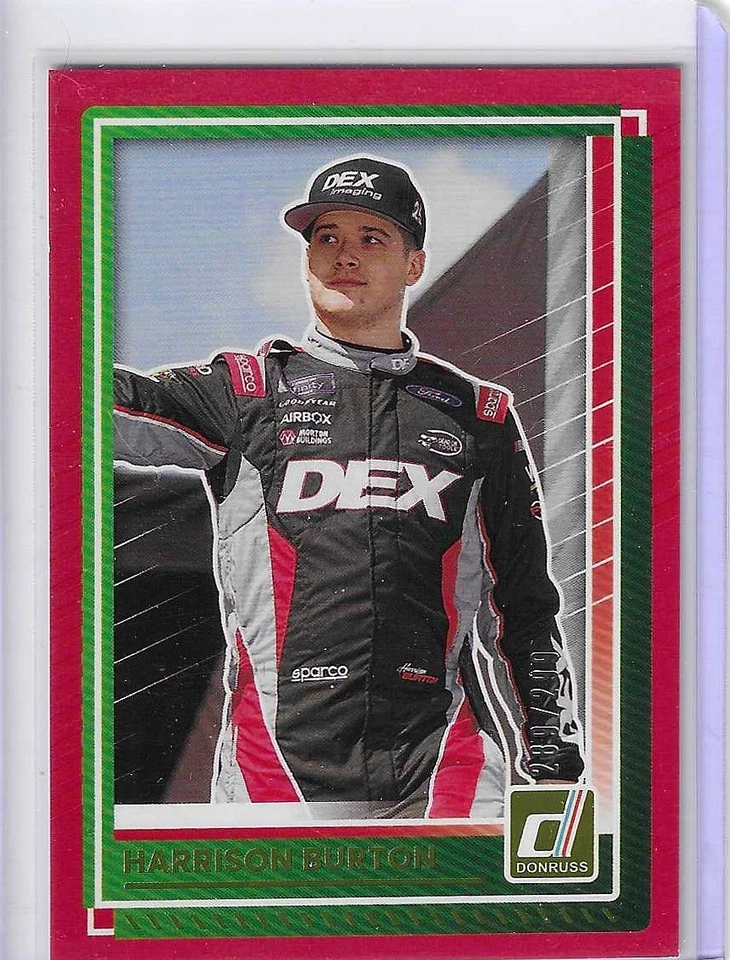 Donruss NASCAR 2025 Harrison Burton rojo/299 Foto 1 de 1