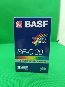 BASF SE-C 30 Super VHS SVHSC Sealed VHS_C Videokassette NEU OVP - Bild 1 von 3