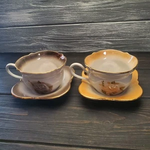 2 Sets Vintage Cup & Saucer Korosten Soviet Ukraine. - Picture 1 of 12
