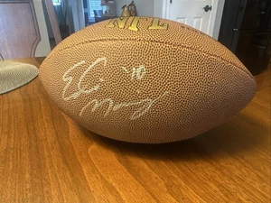Eli Manning signed handsigniert New York Giants Official Wilson Football no COA - Bild 1 von 6