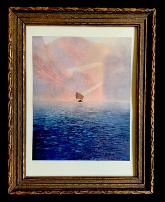 Maxfield Parrish "Argonautas/Vellón Dorado" Ilustración Original. Wonder Book de 1910 Foto 1 de 4