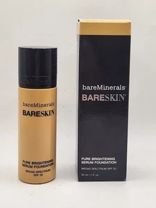 BareMinerals BareSkin Pure Brightening Serum Foundation SPF 20 #10 Bare Buff - Picture 1 of 2