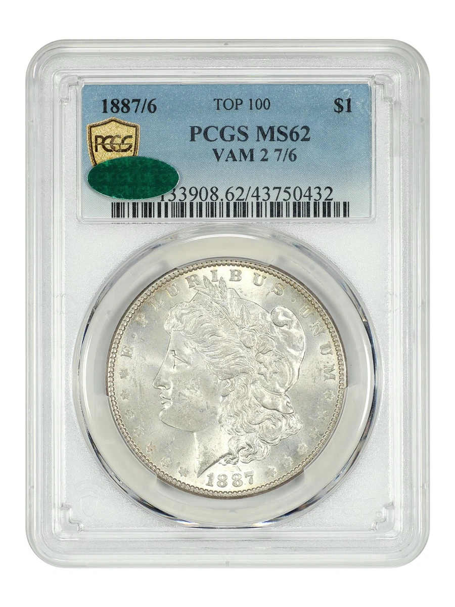 アメリカ　モルガンダラー銀貨1887 MS-62 PCGS MS 62 Graded 1887 Year Morgan US Dollars (1878-1921) for sale | eBay